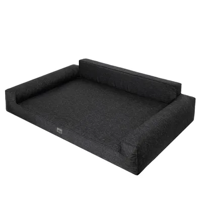 Imagen del producto de Cama para perros "Glamour Ekolen", tamaño L: 78x53 cm. Cojín para perros, cesta para perros, para mascotas, lugar para dormir, mobiliario para perros. Doggy