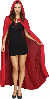 Produktbild von Rotes Kapuzen Cape Uni