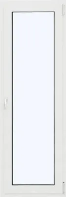 Produktbild von ARON Ternum Aluminiumfenster RAL 9016 verkehrsweiß 1 Flügelig (Dreh-Kipp) 600x1600 mm DIN Rechts