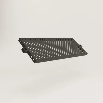 Image de Solidchoice - Étagère murale en métal noir