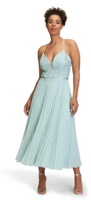 Produktbild von Vera Mont Damen Abendkleid mit Stickerei 40, Summer Mint
