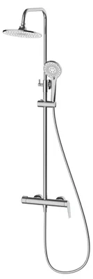 Produktbild von AVAPAX | Duschsystem mit 2-Wege-Armatur - Ø 225 mm Kopfbrause - Chrom glänzend - 150 mm Anschlussabstand