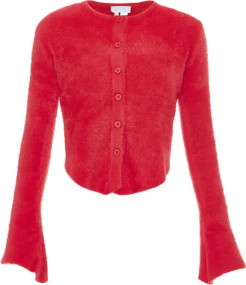 Zdjęcie produktu dla POOMI damski sweter - czerwony, XL/XXL