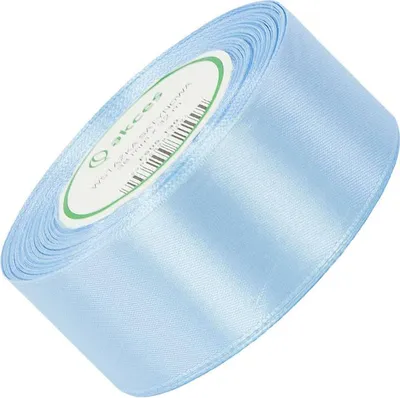 Zdjęcie produktu dla WSTĄŻKA SATYNOWA błękitna 38mm - 32m