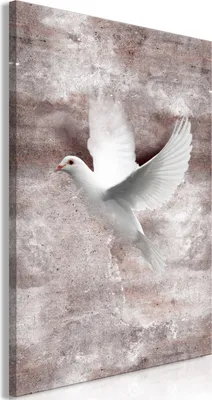 Produktbild von Italienischer Leinwand Leinwandbild - Love in Flight (1 Part) Vertical 60x90 cm Tiere g-C-0153-b-a