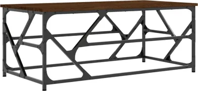 Produktbild von vidaXL Couchtisch Braun Eichen-Optik 100x50x40 cm Holzwerkstoff