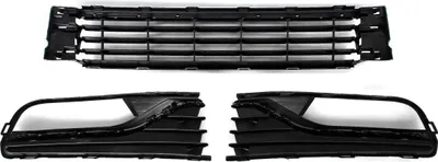 Produktbild von Frontstoßstangen-Grill, langlebiger Kunststoff, rennsportinspiriertes Design, 3 Stück Set