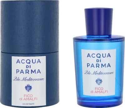 Produktbild von Acqua di Parma Blu Mediterraneo Fico di Amalfi, Unisex, 150 ml, Nicht nachfüllbare Flasche, Bergamotte, Grapefruit, Zitrone, Feigenbaum, Jasmin, Rosa Pfefferkorn, Zedernholz, Holz