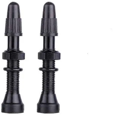 Obrázok produktu pre Bezdušové odbočkové ventily Presta pre cestné a horské bicykle – hliník, 60 mm, čierne