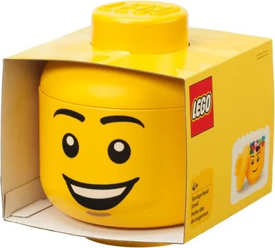 Obrázek produktu pro LEGO 40310812 LEGO úložná nádoba STORAGE HEAD HAPPY BOY, S, 2 litry