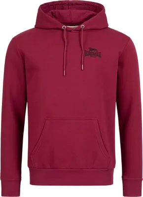 Obrázok produktu pre Pánska mikina s kapucňou regular fit TALMINE Oxblood/Black M Lonsdale