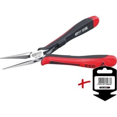 Productafbeelding van KS TOOLS platbektang 500.7068-E, gemaakt van gereedschapsstaal, gewicht: 68 gram