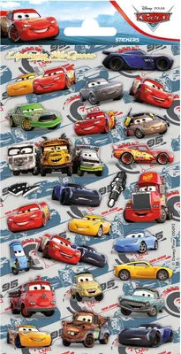 Produktbild von 1 Bogen Disney's Cars Papier Sticker
