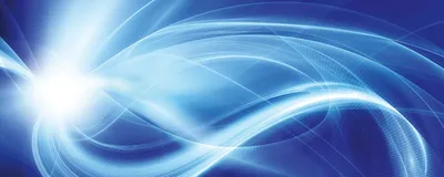 Produktbild von Fototapete - Blue Abstract 375x150cm - Vliestapete