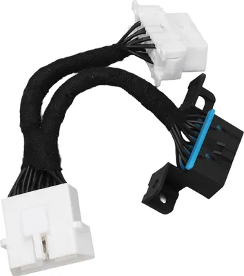 Immagine prodotto di 0,15 m 16 pin OBD2 splitter prolunga cavo Y connettore maschio a doppio connettore femmina adattatore universale per strumento diagnostico auto