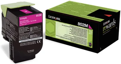 Immagine prodotto di Lexmark 802M cartuccia toner 1 pz Originale Magenta