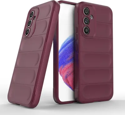 Produktbild von Handy Hülle für Samsung Galaxy A54 5G Grip Case Cover Schutzhülle Softgrip Farbe: Burgunder Rot