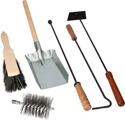 Produktbild von Famanu Kaminbesteck Set - Modernes Edelstahl-Design