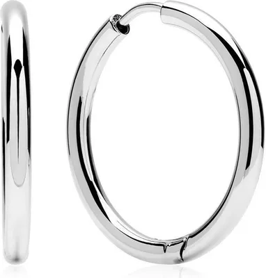 Produktbild von Edelstahl Creolen für Damen E5115-25