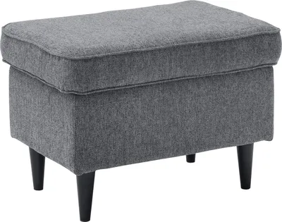 Produktbild von Fußhocker >OSKAR< in anthrazit - 63x43x42 (BxHxT)