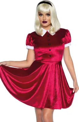 Produktbild von Rotes Babypuppenkostüm für Damen S (36-38)