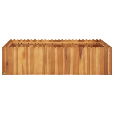 Zdjęcie produktu dla vidaXL Podwyższone łóżko ogrodowe 100 x 100 x 25 cm z litego drewna akacjowego