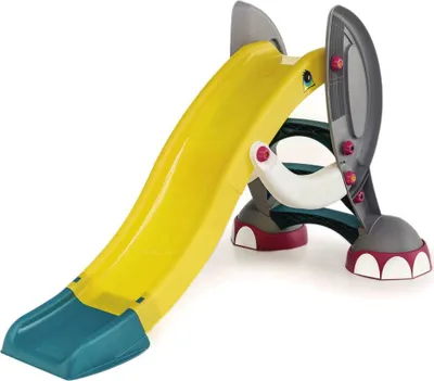 Image de toboggan XXL éléphant jaune 204 cm