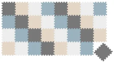 Image de 36 pièces Tapis de jeu pour bébé Tapis puzzle 30x30 Tapis d'éveil Tapis de sol Chambre d'enfant