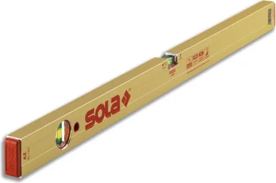 Produktbild von SOLA Wasserwaage AZ 40cm Alu.gold 0,5 mm/m - 1160501