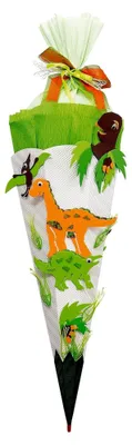 Produktbild von ROTH Schultüte-Bastelset Dinosaurier 68 cm,  6-eckig
