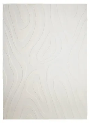 Image de Volero - Tapis Scandinave - Charm Shapes Blanc - 200x290cm