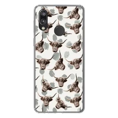Produktbild von MuchoWow® Handyhülle Schutzhülle Hülle für Huawei P20 Lite (2020) Kuh - Schottischer Highlander - Tiere Silikon Softcase Handy Hülle - Kartenhalter