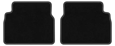 Immagine prodotto di Tappetini posteriori in moquette per Saab 9-3 II Y3SF 2002-2014 (station wagon/berlina) – 2 pezzi, neri, su misura – Wielganizator LUX
