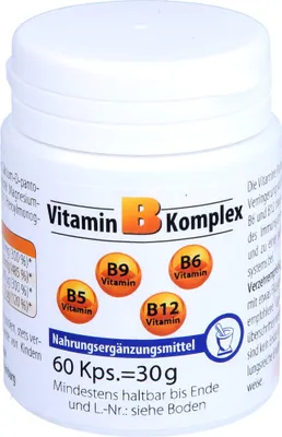 Produktbild von Vitamin B Komplex Kapseln, 60 St. Kapseln
