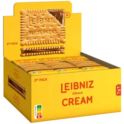 Produktbild von Leibniz Cream Choco 18x2er