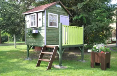 Produktbild von Kinderspielhaus Spielhaus Holz-Gartenhaus Kinder - (3991)