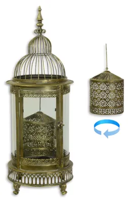 Produktbild von Windlicht Blechlaterne Replikat Retro Design Dekoration