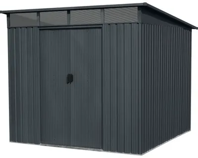 Produktbild von Gartenhaus Lightline 239 x 279 cm anthrazit