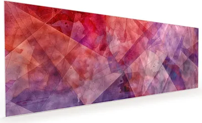 Produktbild von Küchenrückwand Spritzschutz Glas mit Motiv Abstrakte Kunstform 40 x 40 cm