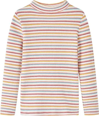 Produktbild von "2026 Promotion" Kinder-Langarmshirt - Gute Qualität - Halbrollkragen Ecru 116 - Langarmshirts MM394