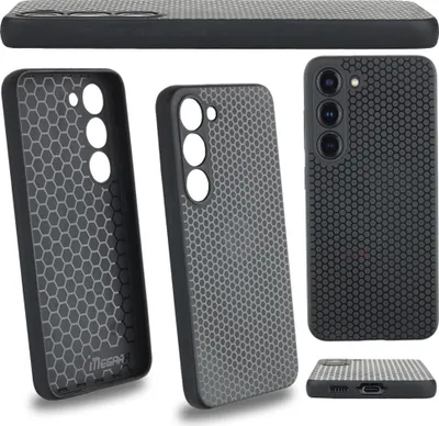 Obrázek produktu pro Silikonový ochranný kryt pro Samsung Galaxy S23, černý, tlumící nárazy