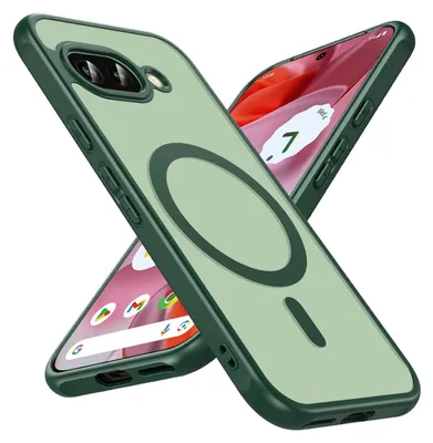 Produktbild von Conie Zoya Magsafe Schutzhülle für Google Pixel 9 Hybrid Hard Silikon Case Magnet Cover Hülle mit Kamera Schutz in Grün