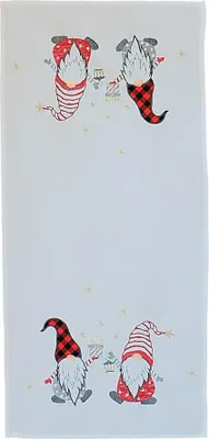 Produktbild von Tischläufer CARINA Wichtel Weihnachten Polyester weiß 40 x 85 cm