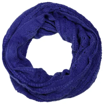 Produktbild von styleBREAKER Damen Strick Loop Schlauchschal mit Ajourmuster, Lochmuster, Rauten