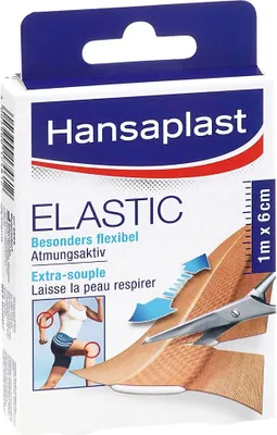 Produktbild von Hansaplast 02607-00000, 10 x 6 cm, Rechteckig, Beige, CE, 10 Stück(e)