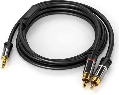 Produktbild von PREMIUMCORD Kabel, Klinke 3,5mm-2xCINCH M/M 5m (kjqcin5)
