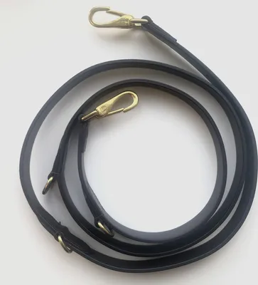 Produktbild von Leder Hundeleine dunkelbraun 2,5 m