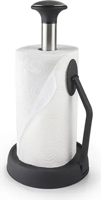 Produktbild von Ibili Edelstahl Küchenrollenhalter mit Saugnapf, freihändiges Abreißen, rutschfest