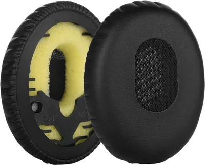Obrázok produktu pre INF Bose QuietComfort QC 3 ušné vankúšiky 1 pár umelej kože čiernej farby