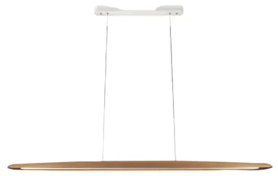 Obrázok produktu pre Zavesené svietidlo Ribot, kombinácia kovu a dubového dreva, 26 W, 3000 K LED, svetelný tok 2945 lm, moderný a elegantný dizajn pre vnútorné priestory, krytie IP20